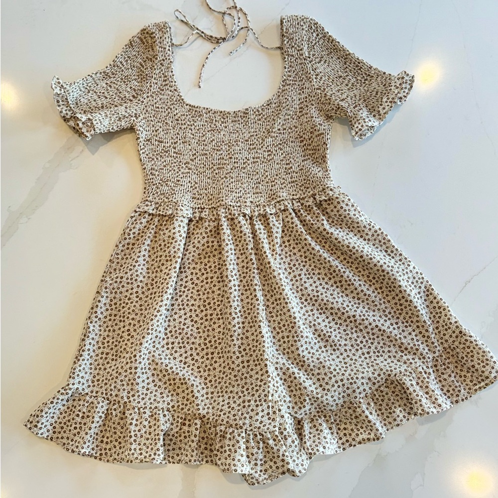 Storia Brown Floral Romper